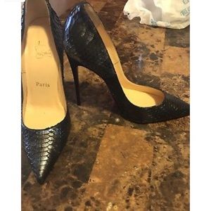 Christian Louboutin python so kate
